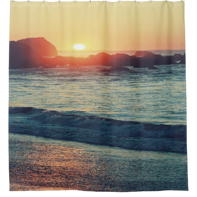 As the Sun sets...... Shower Curtain (Front)