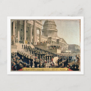 As They Appeared Participating in the Inauguration Postcard