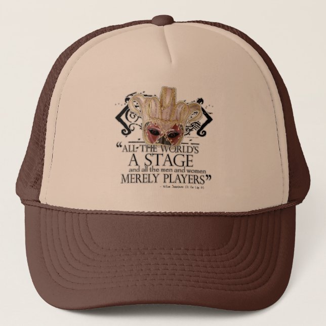 As You Like It Quote Trucker Hat (Front)
