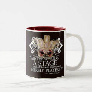 As You Like It Quote Two-Tone Coffee Mug
