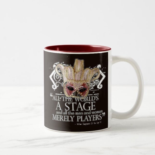 As You Like It Quote Two-Tone Coffee Mug (Right)