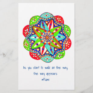 As you start to walk on the way, the way appears. flyer