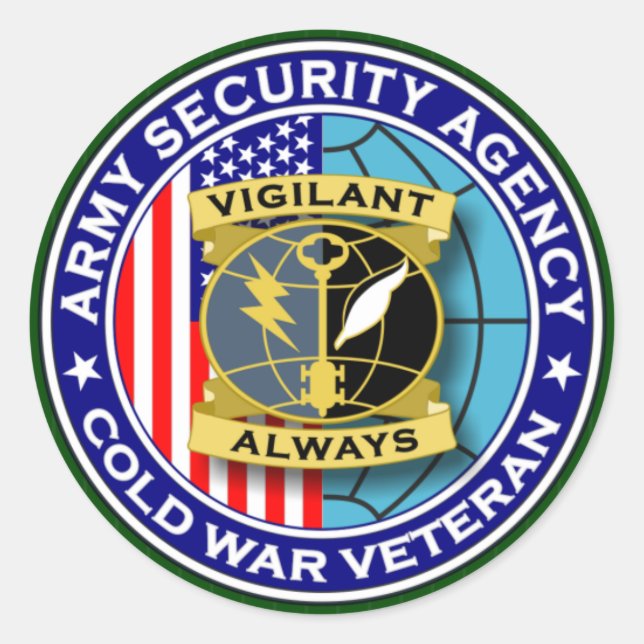 ASA CWV CLASSIC ROUND STICKER (Front)