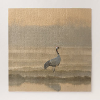 "Asagiri no Kushiro Marsh - A Moment of Tancho Res Jigsaw Puzzle