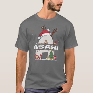 Asahi Christmasw Asahi Name for funny Xmas T-Shirt