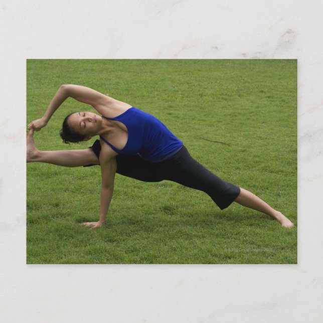 Asana yoga postcard (Front)