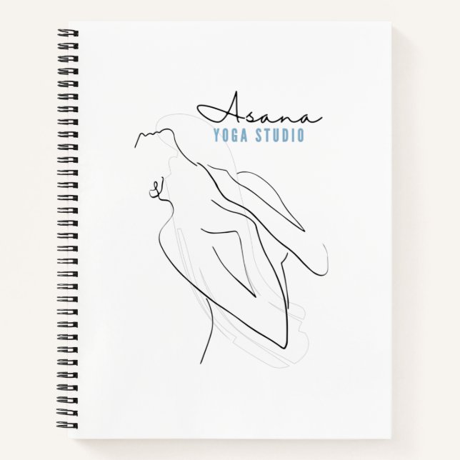 Asana yoga studio notebook (Front)
