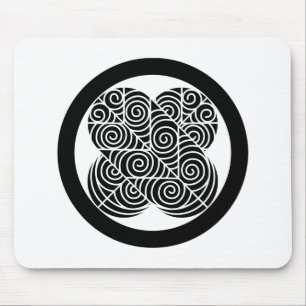 Asano Hawk feathers Mouse Pad