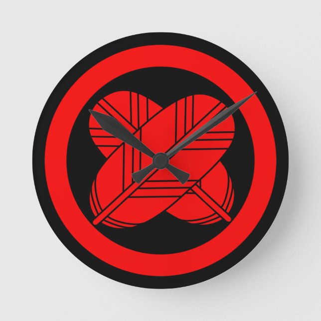 asano kamon family crest clock (Front)