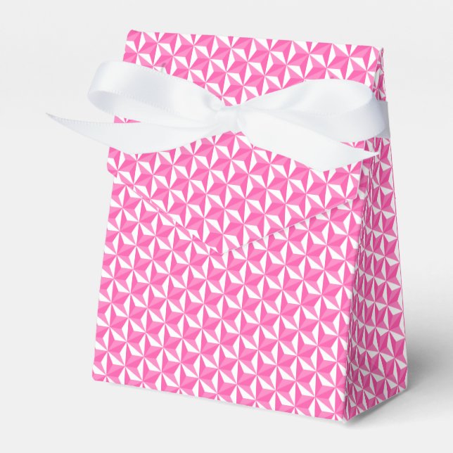 Asanoha motive Sakura model Favour Box (Front Side)