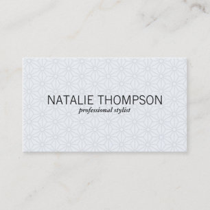 Asanoha Pattern Business Card