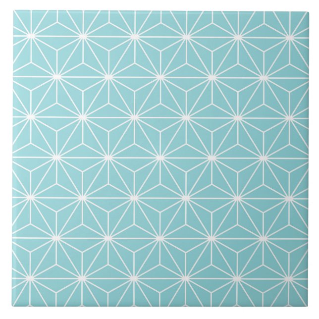 Asanoha Star Pattern Tile (Front)