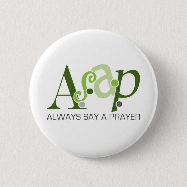 ASAP 6 CM ROUND BADGE (Front)