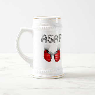 ASAP MMA Gloves red Beer Stein