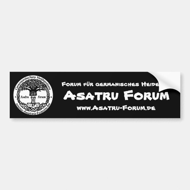 Asatru Forum logo Bumper Sticker (Front)