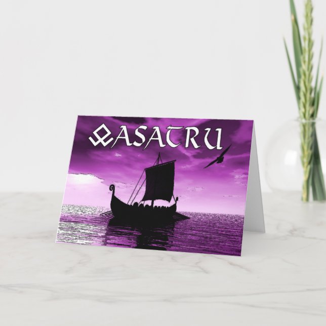 Asatru Greeting Card (Front)