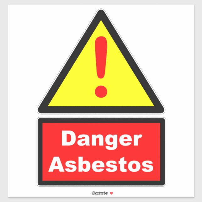 Asbestos warning (Sheet)