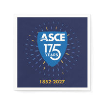 ASCE 175th Anniversary Celebratory Napkin