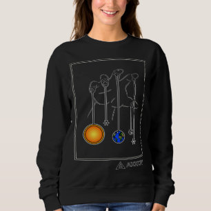 Ascendancy Axxion Abstract Planets Solar System Sp Sweatshirt