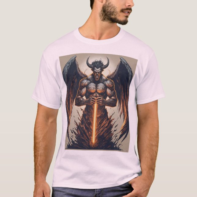 Ascended Champion: Esports Angel (Light Background T-Shirt (Front)