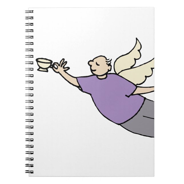 Ascending Tea Spiral Notebook (Front)