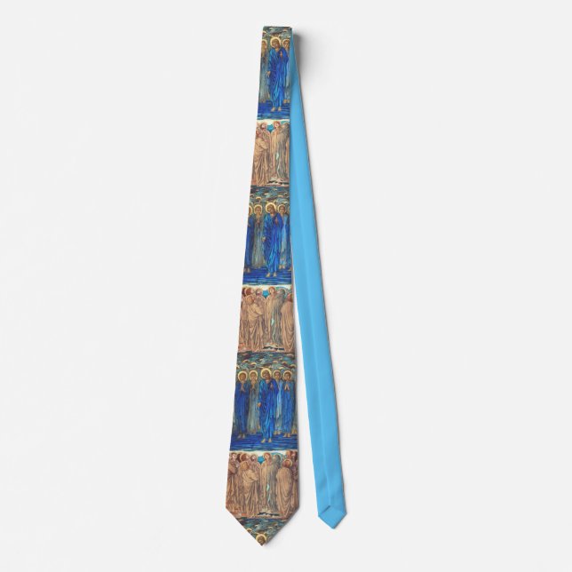 Ascension of Christ by Edward Burne Jones Tie (Front)