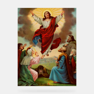 Ascension of Jesus to the Heaven Acrylic Sign