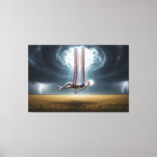 Ascension of the Mind Through the Storm Canvas Print