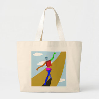 Ascension to Peace Large Tote Bag