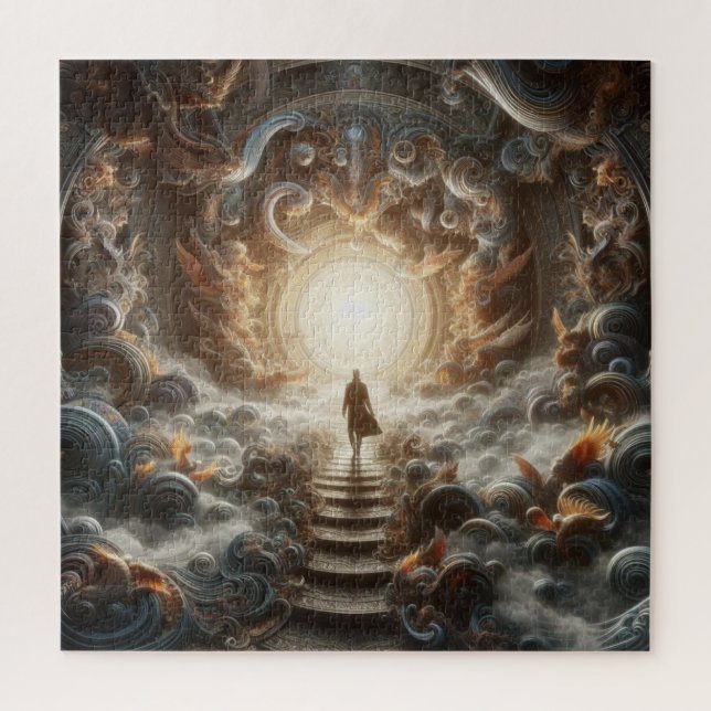 Ascension to the Light Jigsaw Puzzle (Vertical)