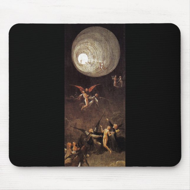 Ascent of the Blessed, by Hieronymus Bosch Mouse Pad (Front)
