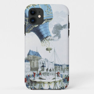 Ascent of the Montgolfier brothers hot-air balloon Case-Mate iPhone Case