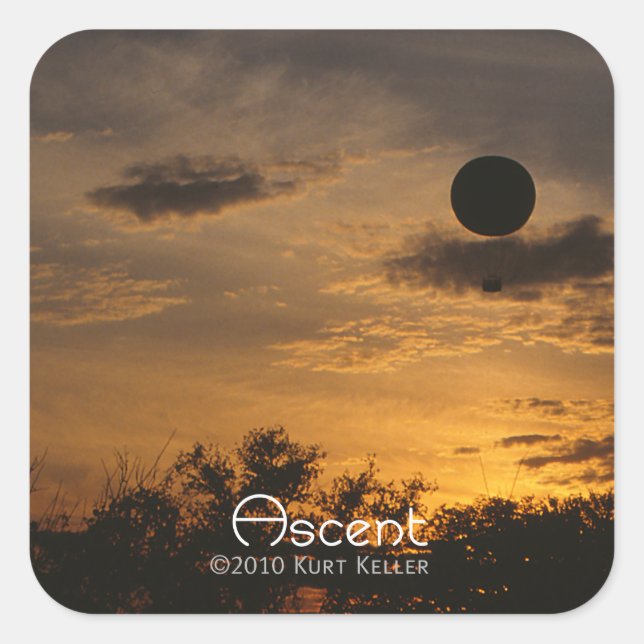 Ascent Square Sticker (Front)