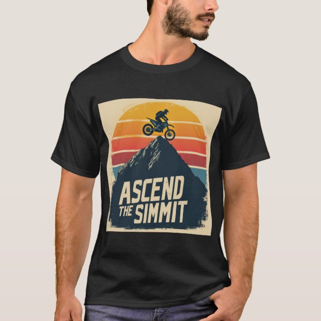 Ascent the Summit – Motivational  T-Shirt (Front)