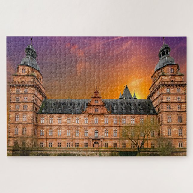 Aschaffenburg Castle Germany. Jigsaw Puzzle (Horizontal)