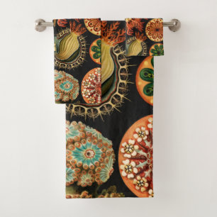 Ascidiae, Seescheiden Marine Life by Ernst Haeckel Bath Towel Set
