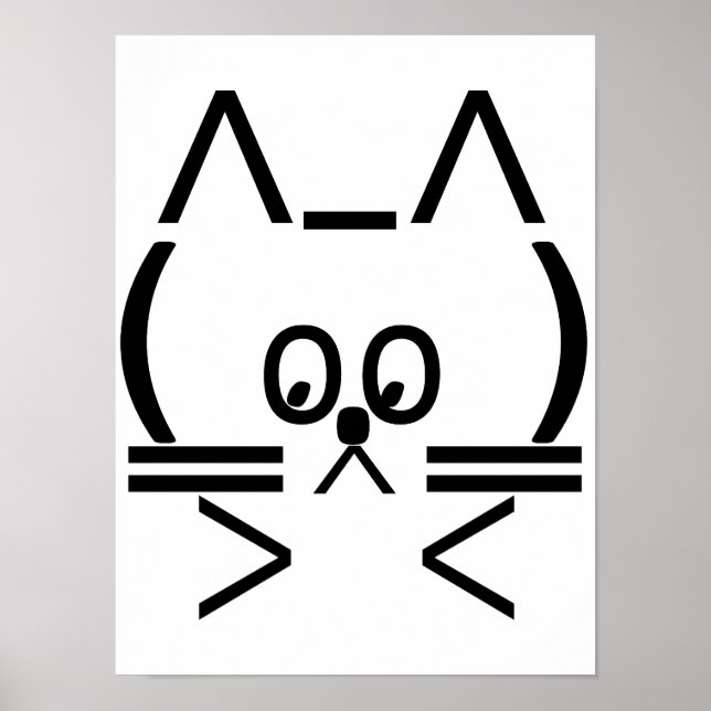 ASCII Cat Poster (Front)
