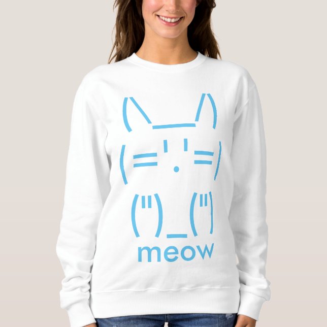 ASCII Cat Sweatshirt (Front)