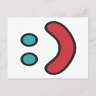 Ascii Smile Postcard