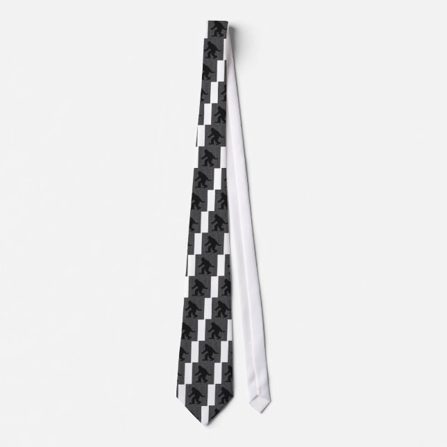 Ascii Squatch Tie (Front)