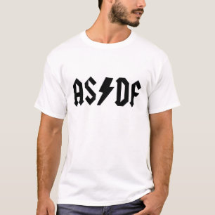 asdf a s d f t-shirt white