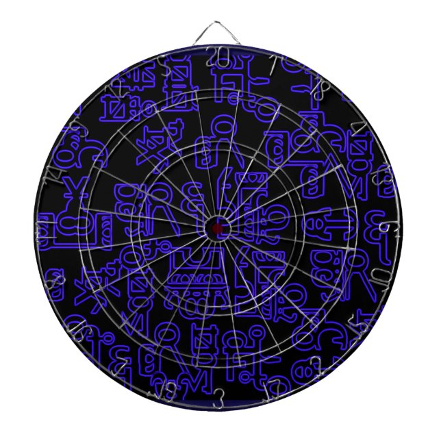Asemic Wanderings I Dartboard (Front)