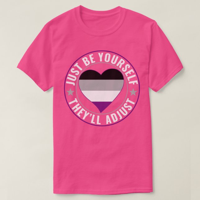 Asexual Ace Be YoursTheyll Adjust LGBT T-Shirt (Design Front)