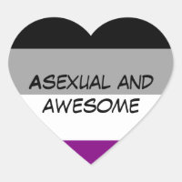 Asexual and Awesome Sticker