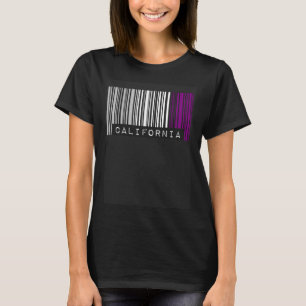 Asexual Barcode Pride California Cute Ace Aestheti T-Shirt