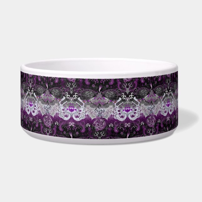 Asexual Dragon Damask - Ace Pride Flag Colours (Front)