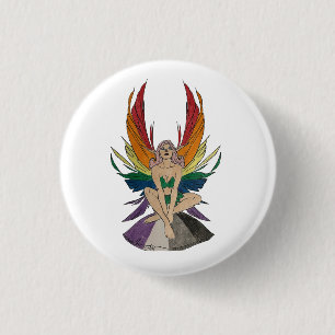 Asexual Faerie 3 Cm Round Badge