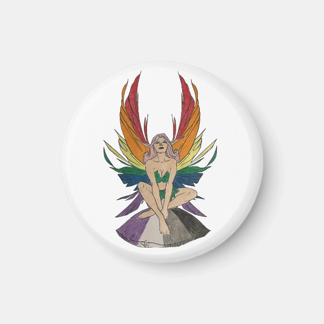 Asexual Faerie Magnet (Front)