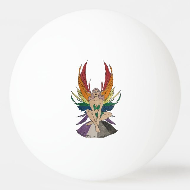 Asexual Faerie Ping Pong Ball (Front)
