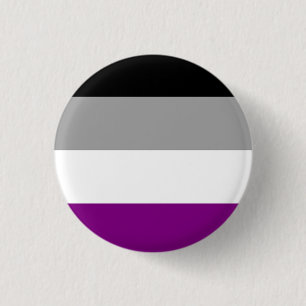 Asexual Flag 3 Cm Round Badge